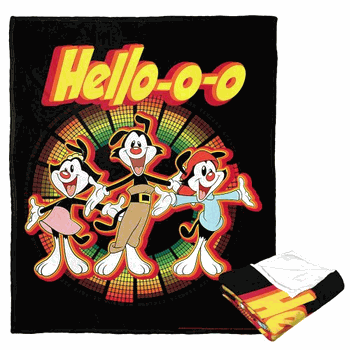 Warner Bros. Animaniacs Hellooo Silk Touch Throw Blanket 50x60 Inches