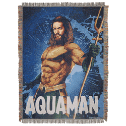 Warner Bros. Aquaman Deep Waters Tapestry Wall Hanging 48 x 60 Inches