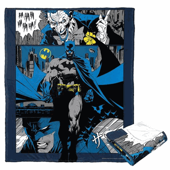 Warner Bros. Batman Anime Joker Silk Touch Throw Blanket 50 x 60 Inches