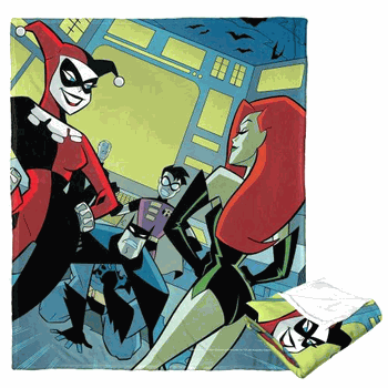 Warner Bros. Batman Bat Cave Break In Silk Touch Throw Blanket 50x60 Inches
