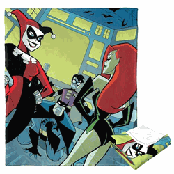 Warner Bros. Batman Bat Cave Break In Silk Touch Throw Blanket 50x60 Inches