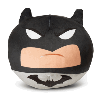 Warner Bros. Batman Grey Detective Round Cloud Pillow 11 Inches