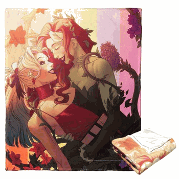 Warner Bros. Batman Harley And Ivy Silk Touch Throw Blanket 50x60 Inches