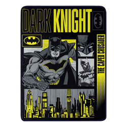 Warner Bros. Batman Legendary Micro Raschel Throw Blanket 46 x 60 Inches