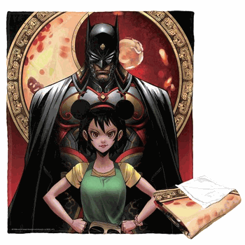 Warner Bros. Batman Lone Bat And Cub Silk Touch Throw Blanket 50 x 60 Inches