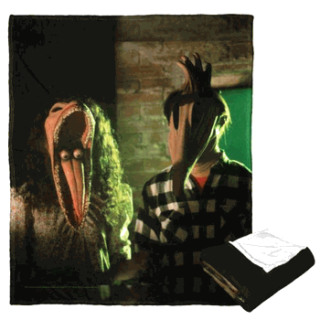 Warner Bros. Beetlejuice Deformed Silk Touch Throw Blanket 50x60 Inches