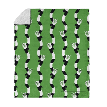 Warner Bros. Beetlejuice No Rules Silk Touch Sherpa Throw Blanket 50X60 Inches