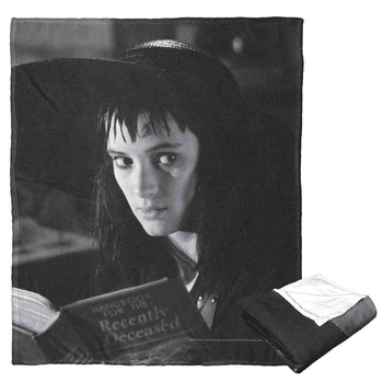 Warner Bros. Beetlejuice One Big Dark Room Silk Touch Throw Blanket 50x60 Inches