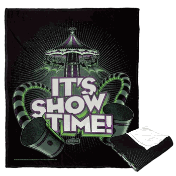 Warner Bros. Beetlejuice Showtime Silk Touch Throw Blanket 50x60 Inches