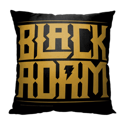 Warner Bros. Black Adam Gold Logo Throw Pillow 18 x 18 Inches