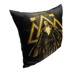 Warner Bros. Black Adam Justice Is Golden Throw Pillow 18 x 18 Inches