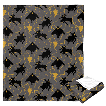 Warner Bros. Black Adam Justice Silk Touch Throw Blanket 50 x 60 Inches
