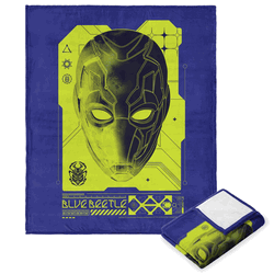 Warner Bros. Blue Beetle Alien Biotech Silk Touch Throw Blanket 50 x 60 Inches
