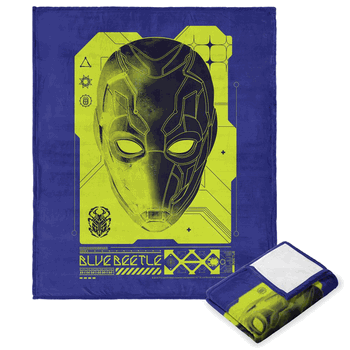 Warner Bros. Blue Beetle Alien Biotech Silk Touch Throw Blanket 50 x 60 Inches