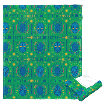Warner Bros. Blue Beetle Beetle Symbiosis Silk Touch Throw Blanket 50 x 60 Inches