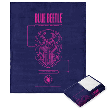 Warner Bros. Blue Beetle Host Selected Silk Touch Throw Blanket 50 x 60 Inches