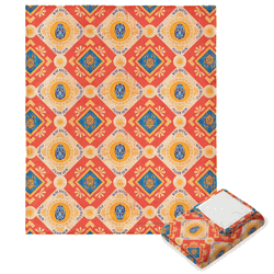 Warner Bros. Blue Beetle Pattern Silk Touch Throw Blanket 50 x 60 Inches