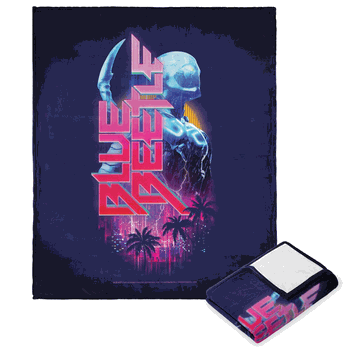 Warner Bros. Blue Beetle Silk Touch Throw Blanket 50 x 60 Inches