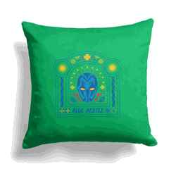 Warner Bros. Blue Beetle Symbiotic Host Throw Pillow 18 x 18 Inches
