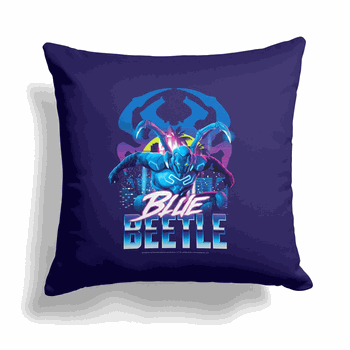 Warner Bros. Blue Beetle Unpredictable Power Throw Pillow 18 x 18 Inches