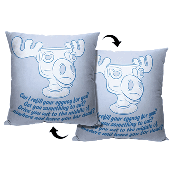 Warner Bros. Christmas Vacation Can I Get You Anything Throw Pillow 18x18 Inches