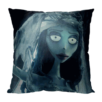 Warner Bros. Corpse Bride Behind the Veil Throw Pillow 18x18 Inches