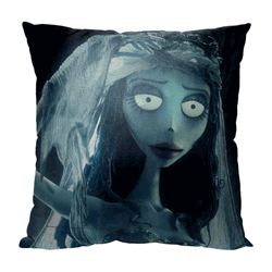 Warner Bros. Corpse Bride Behind the Veil Throw Pillow 18x18 Inches
