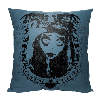 Warner Bros. Corpse Bride Grunge Bride Throw Pillow 18x18 Inches