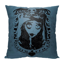 Warner Bros. Corpse Bride Grunge Bride Throw Pillow 18x18 Inches