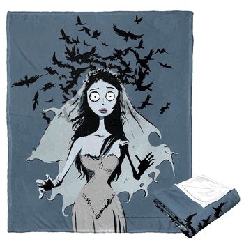 Warner Bros. Corpse Bride Here Comes The Bride Silk Touch Throw Blanket 50x60 Inches