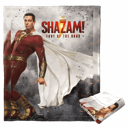 Warner Bros. DC Comics Shazam Fury Of The Gods Poster Silk Touch Throw Blanket 50x60 Inches