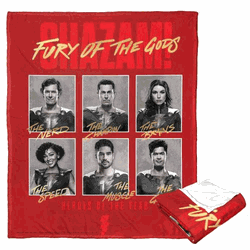 Warner Bros. DC Comics Shazam Heros Of The Year Silk Touch Throw Blanket 50x60 Inches