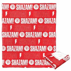 Warner Bros. DC Comics Shazam Shazam Pattern Silk Touch Throw Blanket 50x60 Inches