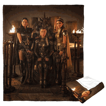 Warner Bros. DC Comics Shazam The Gods Silk Touch Throw Blanket 50x60 Inches