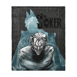 Warner Bros. DC Joker's Embrace Silk Touch Throw Blanket 50x60 Inches