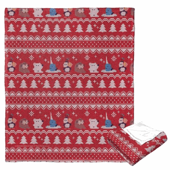 Warner Bros. Elf Cozy Arctic Friends Silk Touch Throw Blanket 50x60 Inches