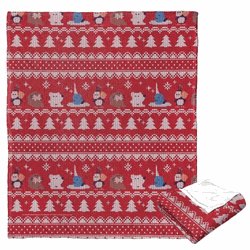 Warner Bros. Elf Cozy Arctic Friends Silk Touch Throw Blanket 50x60 Inches