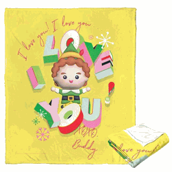 Warner Bros. Elf I Love You Silk Touch Throw Blanket 50x60 Inches