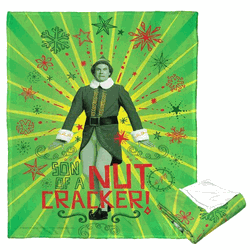 Warner Bros. Elf Nutcracker Silk Touch Throw Blanket 50x60 Inches