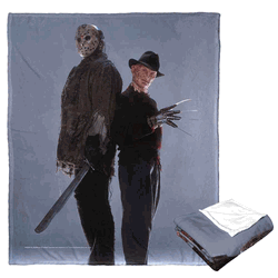 Warner Bros. Freddy vs Jason Back To Back Silk Touch Throw Blanket 50x60 Inches