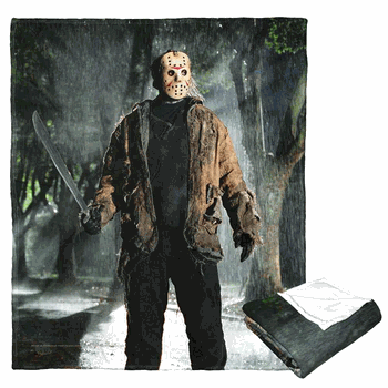 Warner Bros. Freddy vs Jason Out In The Storm Silk Touch Throw Blanket 50x60 Inches