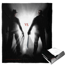 Warner Bros. Freddy vs Jason Ultimate Slasher Throwdown Silk Touch Throw Blanket 50x60 Inches