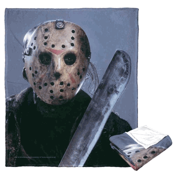 Warner Bros. Friday the 13th Jason Voorhees Silk Touch Throw Blanket 50x60 Inches