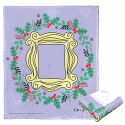 Warner Bros. Friends Friends Wreath Silk Touch Throw Blanket 50x60 Inches