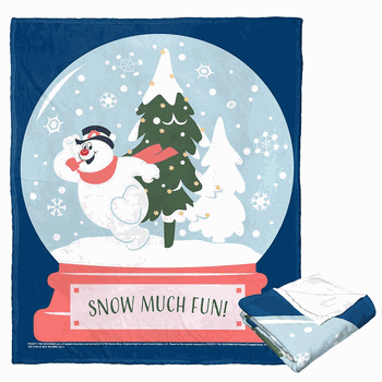 Warner Bros. Frosty the Snowman Snow Much Fun Silk Touch Throw Blanket 50x60 Inches