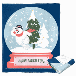 Warner Bros. Frosty the Snowman Snow Much Fun Silk Touch Throw Blanket 50x60 Inches