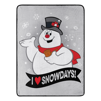 Warner Bros. Frosty the Snowman Snowdays Micro Raschel Throw Blanket 46x60 Inches