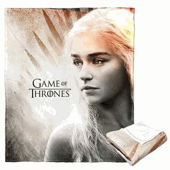 Warner Bros. Game Of Thrones Daenerys Season 2 Silk Touch Throw Blanket 50x60 Inches
