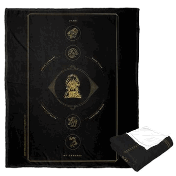 Warner Bros. Game Of Thrones Houses For The Throne Silk Touch Throw Blanket 50x60 Inches
