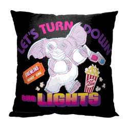 Warner Bros. Gremlins Turn Off The Lights Throw Pillow 18x18 Inches
